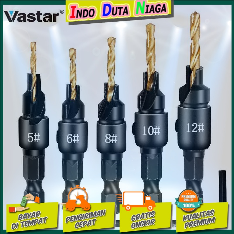 Taffware Vastar Mata Bor Drill Bit HSS 1.98-3.56mm 5 PCS - SV-VDB26