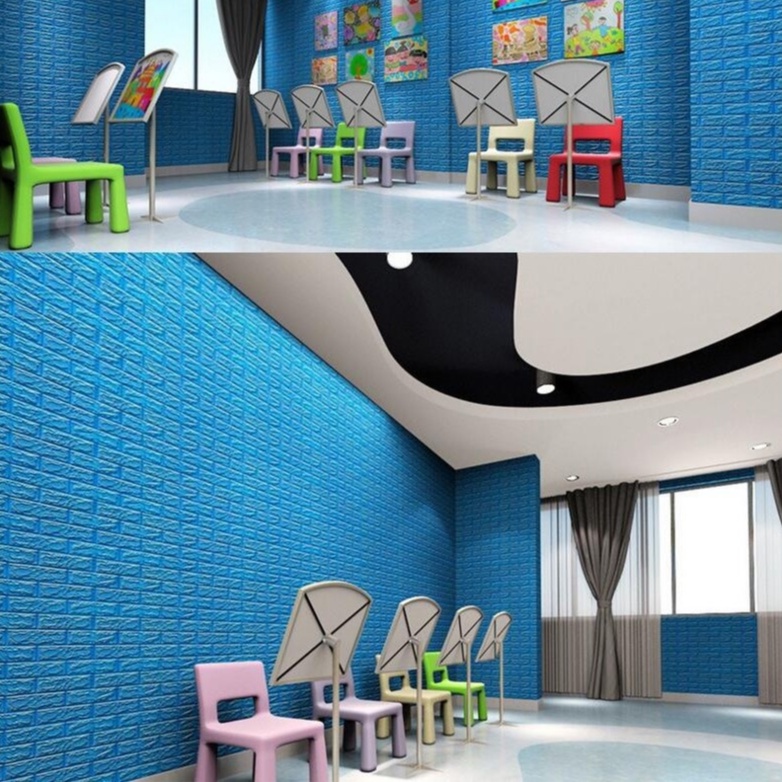 MKL -  Wallpaper Dinding Foam 3D / Stiker Wallpaper Dinding Mini Dekorasi / Wallpaper 3D R461-3