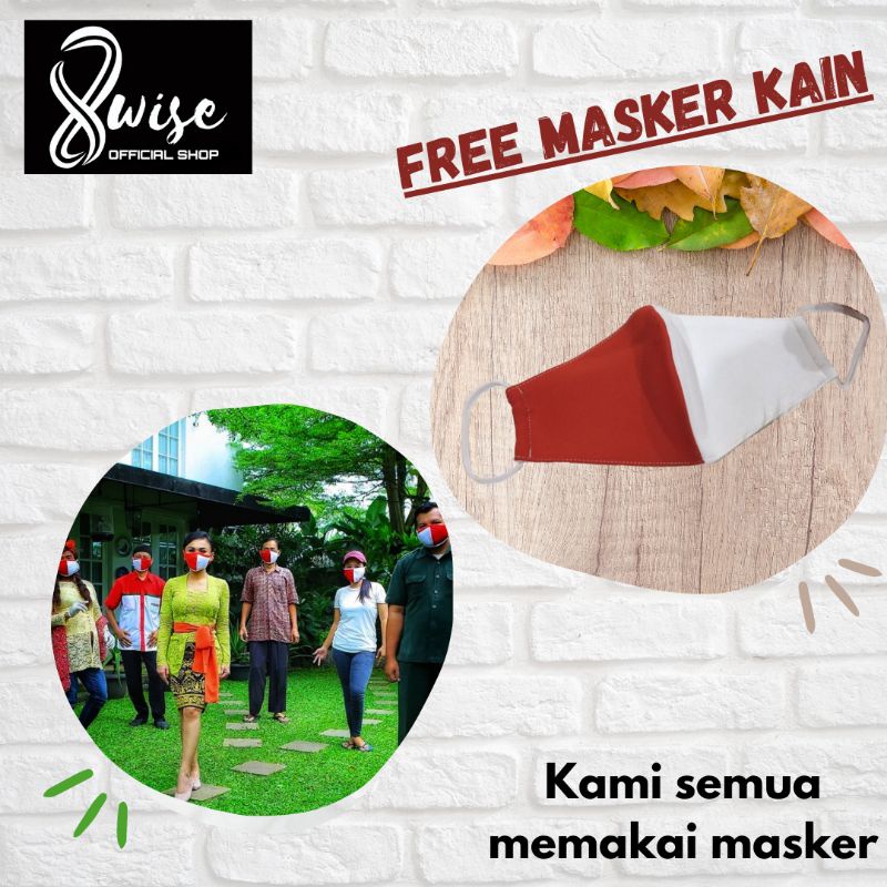 (FREE masker kain) Masker Duckbill Premium Hitam dan Putih 1 box isi 50 pcs