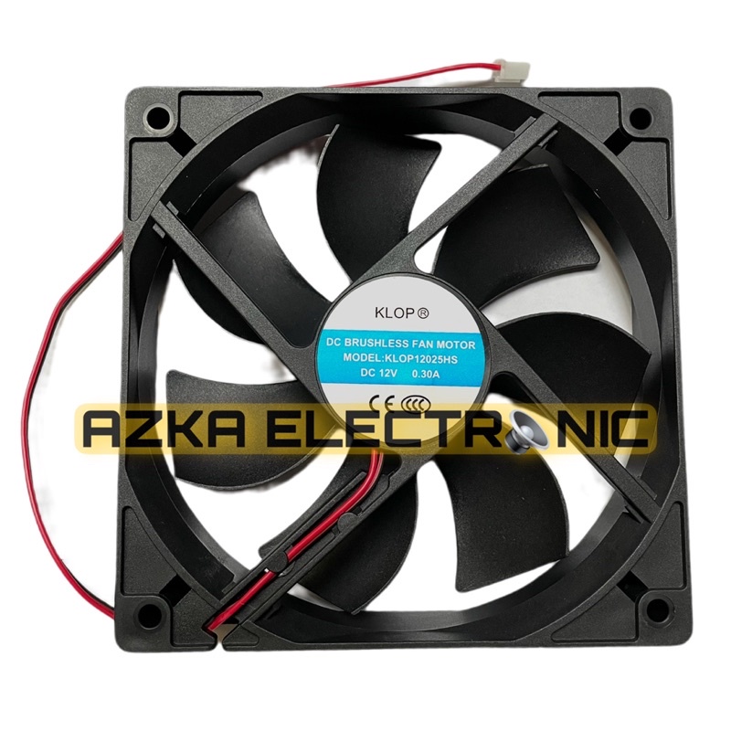 Kipas Fan DC 12V 12CM 12x12 CM Pendingin Elektronik