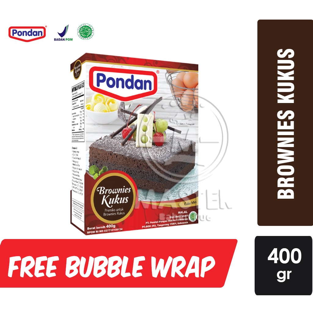 

Pondan Tepung Premiks Brownies Kukus [400 gr]