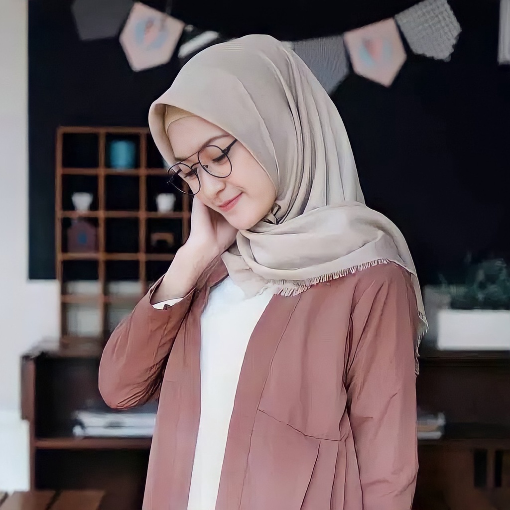 Saudia Rawis Jilbab Hijab Segiempat Segi Empat Square Kerudung Rawis Saudi Voal Grosir Promo