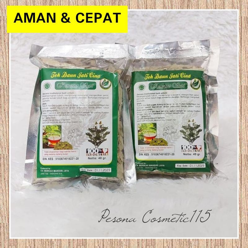 Daun Teh Jati Cina, Teh Jati Cina, Daun Jati Cina,