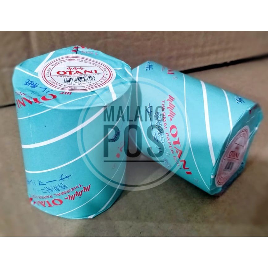 [MIN 10 ROLL] KERTAS THERMAL OTANI 58x47/58x48/57x47/57x48 MM HASIL CETAK WARNA HITAM