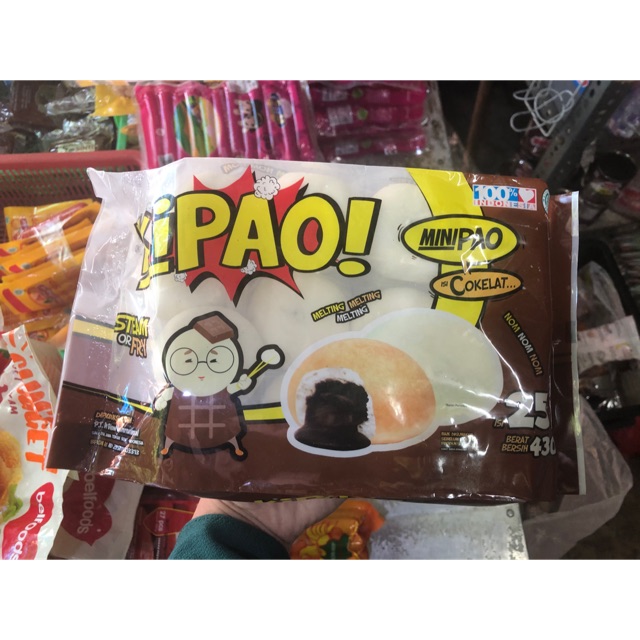 

Kipao Minipao isi Coklat 25pcs