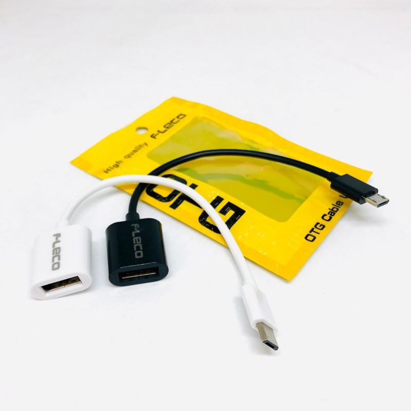 Promo otg kabel fleco micro / type c smartphone android original