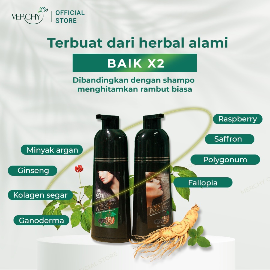 Hair color shampoo penghitam rambut uban Sin Hair shampoo jepang-4