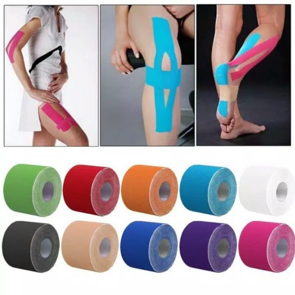 WRISTTAPE / KINESIO TAPE/KINESIOLOGY/PEREKAT ELASTIS/TAPE OLAH RAGA PRIA &amp; WANITA