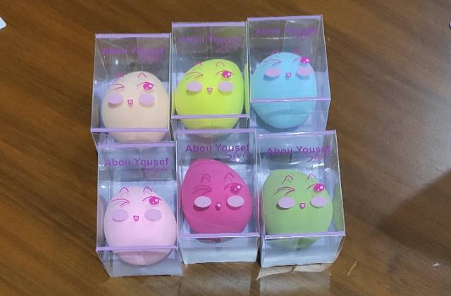 KUP - COD MURAH SPONGE BLENDER MIKA SPONGE MAKE-UP WARNA WARNI