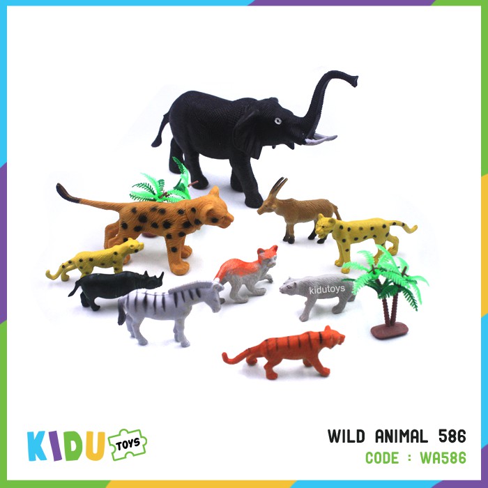 Miniatur Hewan Wild Animal 586A Kidu Toys