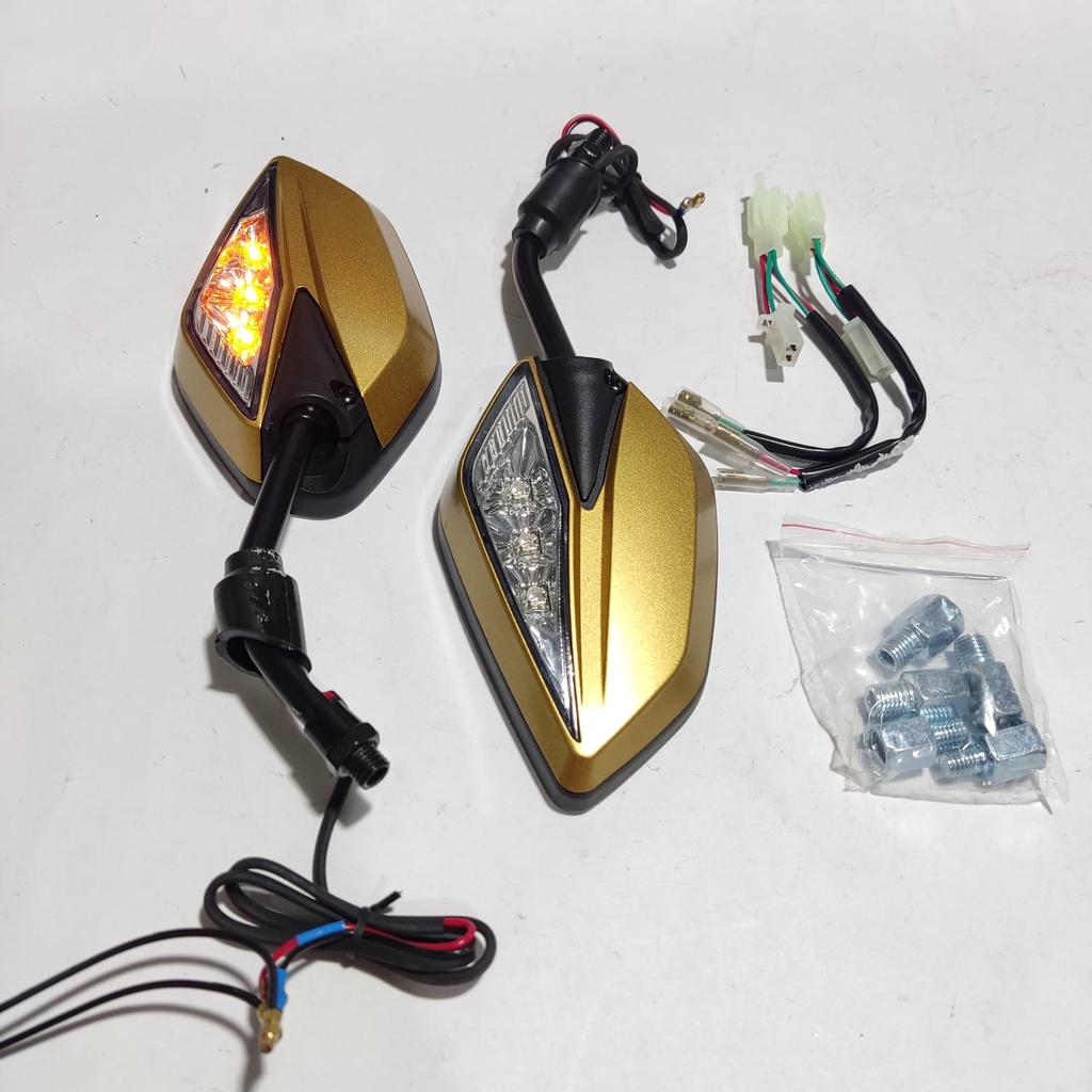 HOT PRODUCT SPION MOTOR LAMPU LED+ SEN SEMUA MOTOR beat vario dll