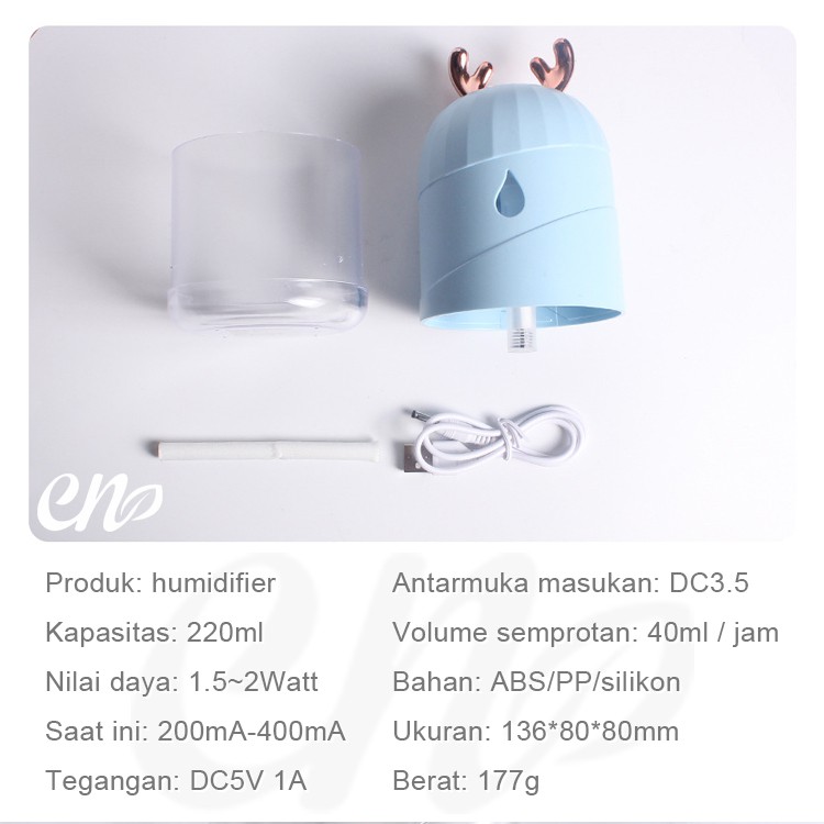 [endear]100% ORI cute Bear Humidifier 220ML Essential Oil Diffuser Aroma Terapi Pengharum Ruangan-5