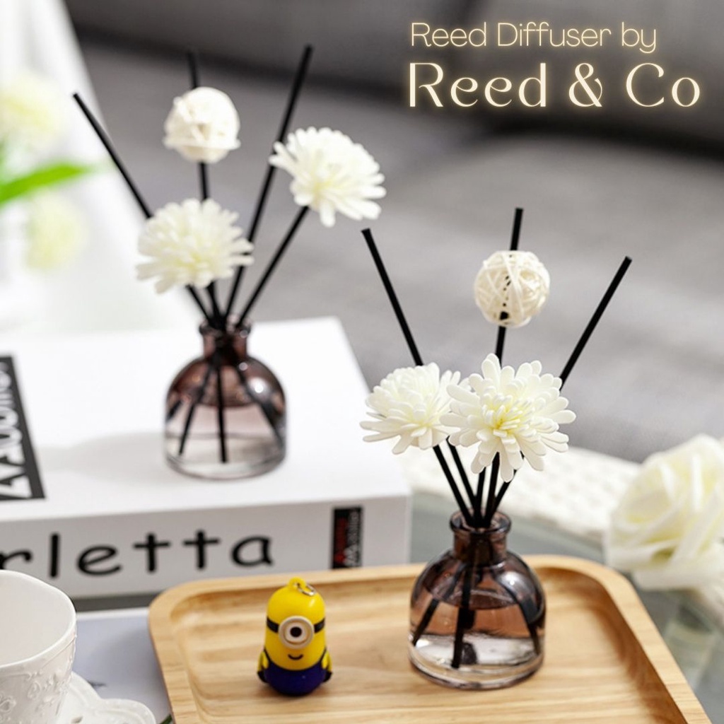 Black Series Reed Diffuser Aesthetic Pengharum Ruangan Aromatherapy Souvenir Hadiah Hampers