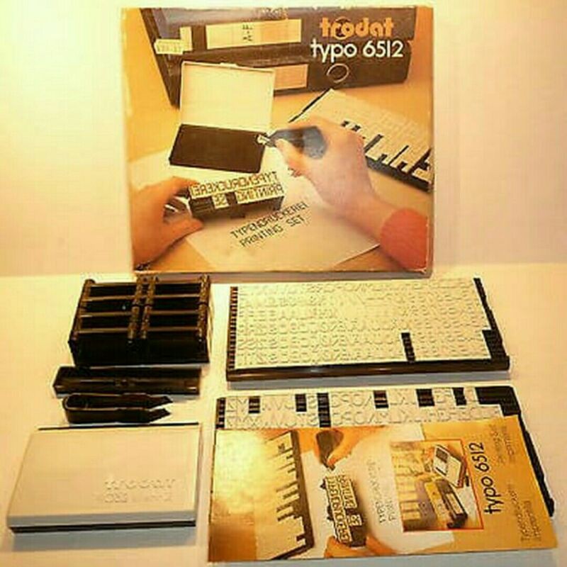 

Stempel Trodat Scrap Book Printing Typo 6512 Set Stamp Bongkar Pasang