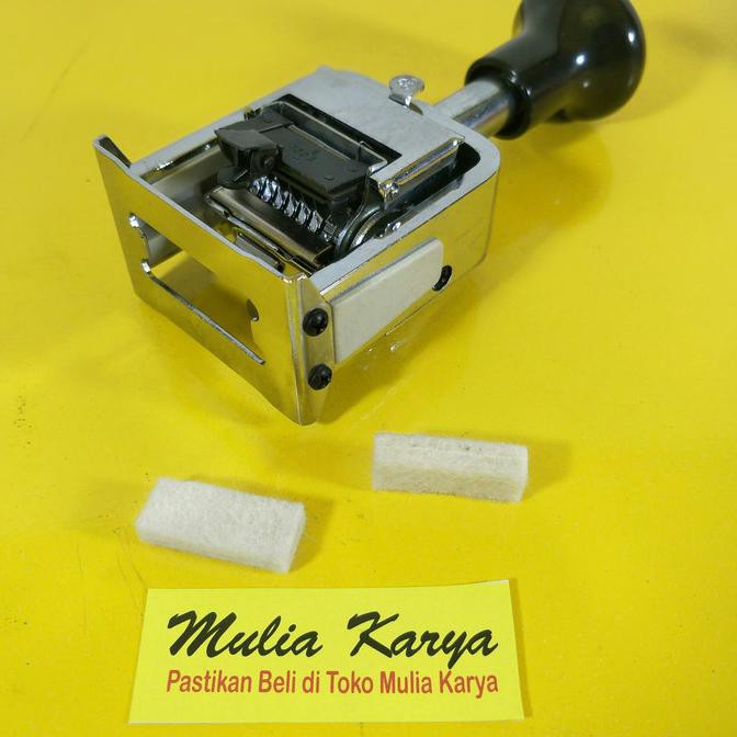 

Buruan Busa Stempel Numerator / Ink Pad Numbering Otomatis Murah