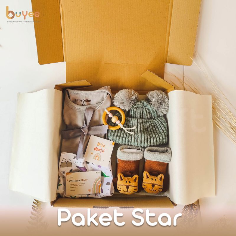 BUYEE GIFT - Hampers Bayi | Kado Lahiran Bayi Laki laki &amp; Perempuan | Baby Gift 0-6 Bulan
