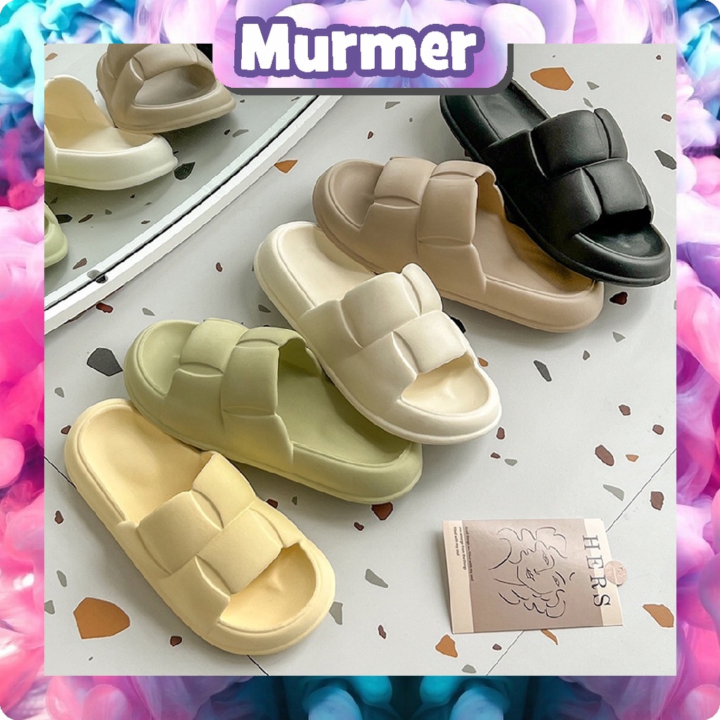 MurmerOfficial PVC Sandal Jelly Korean Import Jelly Soft Slipper Anti Slip Elastic Empuk R788