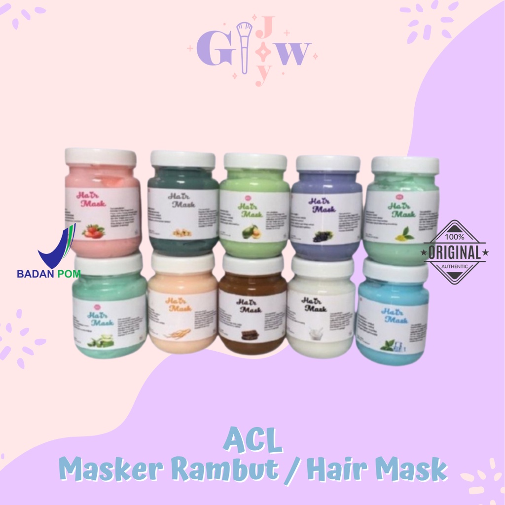 ACL masker rambut creambath bpom asli perawatan hair mask murah strawberry coklat susu milk chocolate gingseng wortel carrot mint alpukat avocado greentea green tea kemiri aloe vera aloevera melon kopi coffee anggur grape merawat mencerahkan rontok ketomb