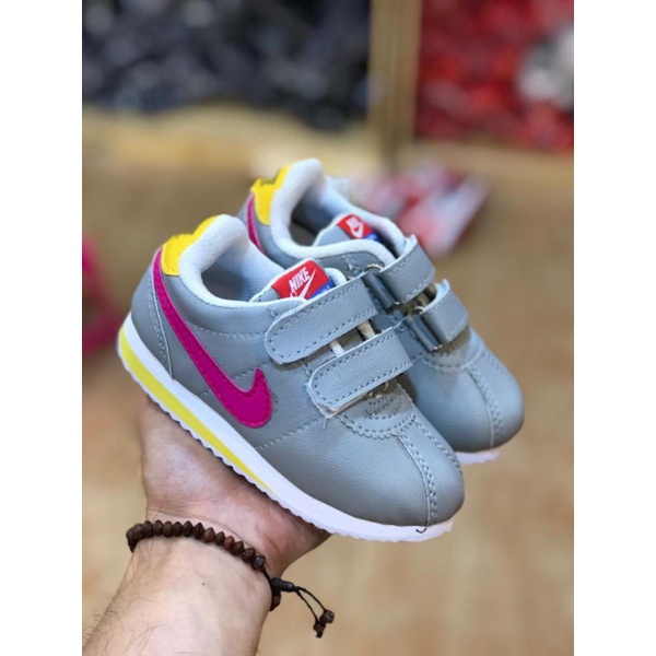 Sepatu Anak Perempuan Velcro Nike Cortez Peach Pink Grade Original BNIB-Mode 2