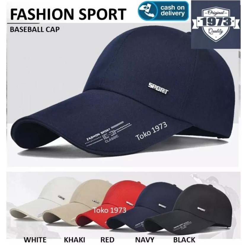 Topi Baseball Cap Sport Classic Model Terbaru Topi Pria Wanita Model Terbaru COD