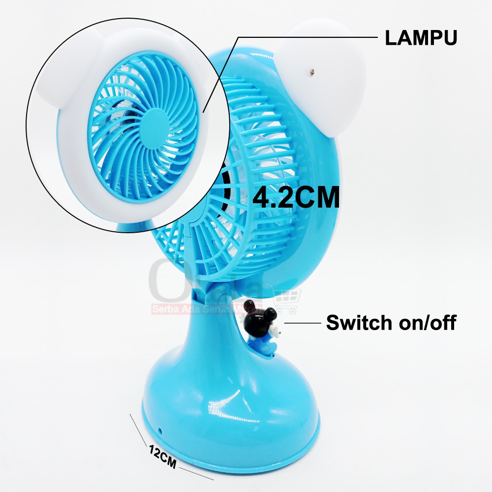 Kipas Mini Usb - KIPAS ANGIN PORTABLE - Lampu Portable FC-S3112