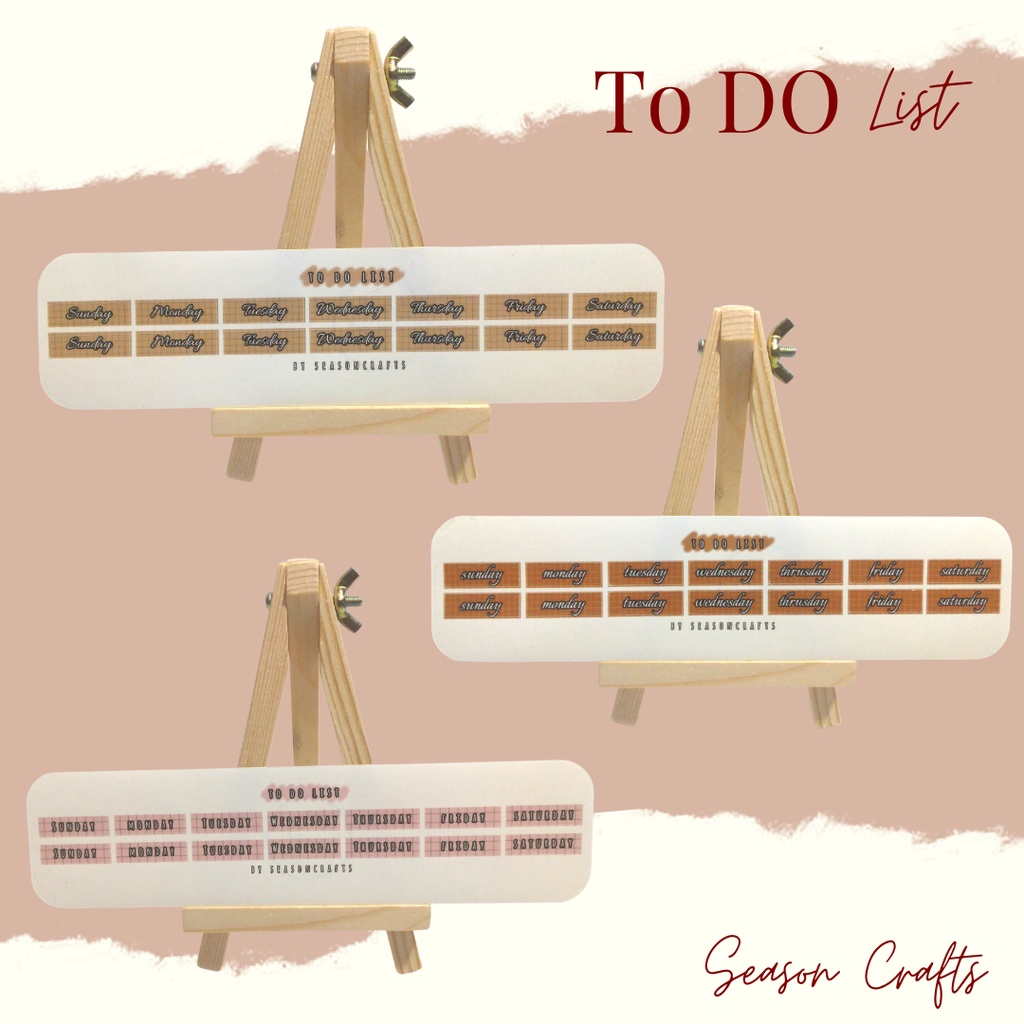 

To do List Sticker Stiker