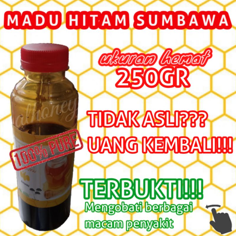 

Madu Hitam Asli 250Gr | 100% Murni | Original dan Uji Lab