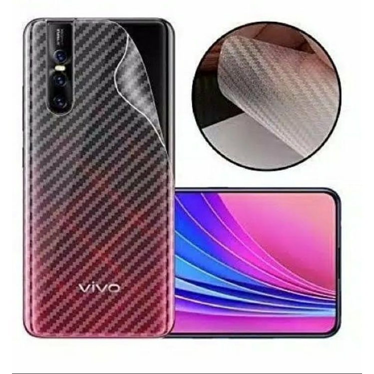 VIVO SKIN CARBON GUARD SKIN GARSKIN ANTI GORES BELAKANG SKIN CARBON VIVO V15 V15 PRO V17 V17 PRO V19 V20 V21 V23 5G Y01 Y12 Y12I Y12S Y15 Y15S Y17 Y20 Y20S Y30 Y50 Y51 2020 Y75 5G Y91C Y93 Y95 S1 S1 PRO T1 5G y35 2022 Y22 V25 PRO 2022 V25E Y02 Y36 Y27