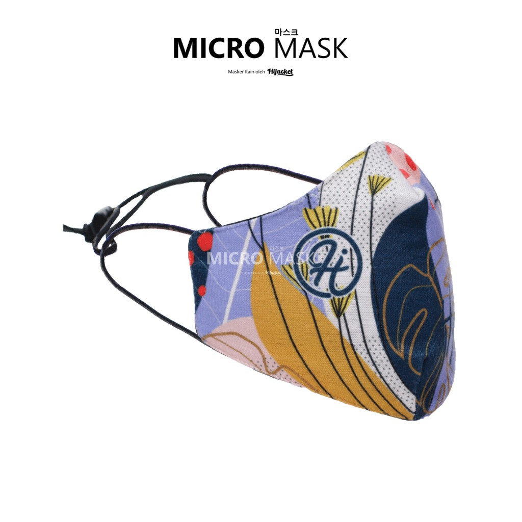 HIJACK MASK - MASKER KAIN PRIA WANITA ANAK ANAK DENGAN PROTEKSI GANDA ANTI-DUSK FACE MEN WOMEN MASK-Bluebell