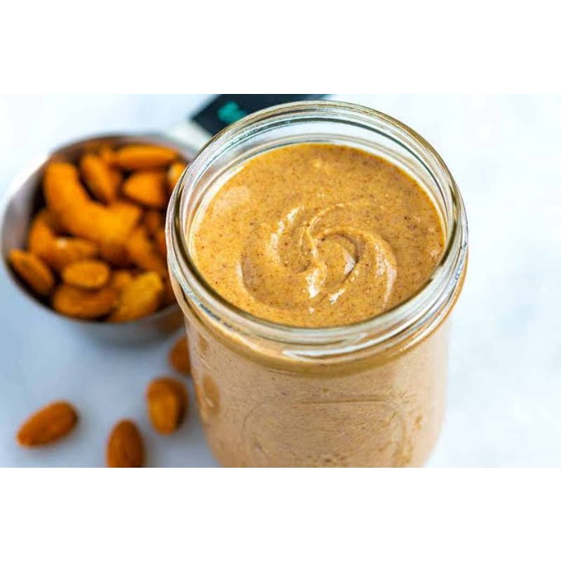 

Selai Almond alami tanpa tambahan zat lain