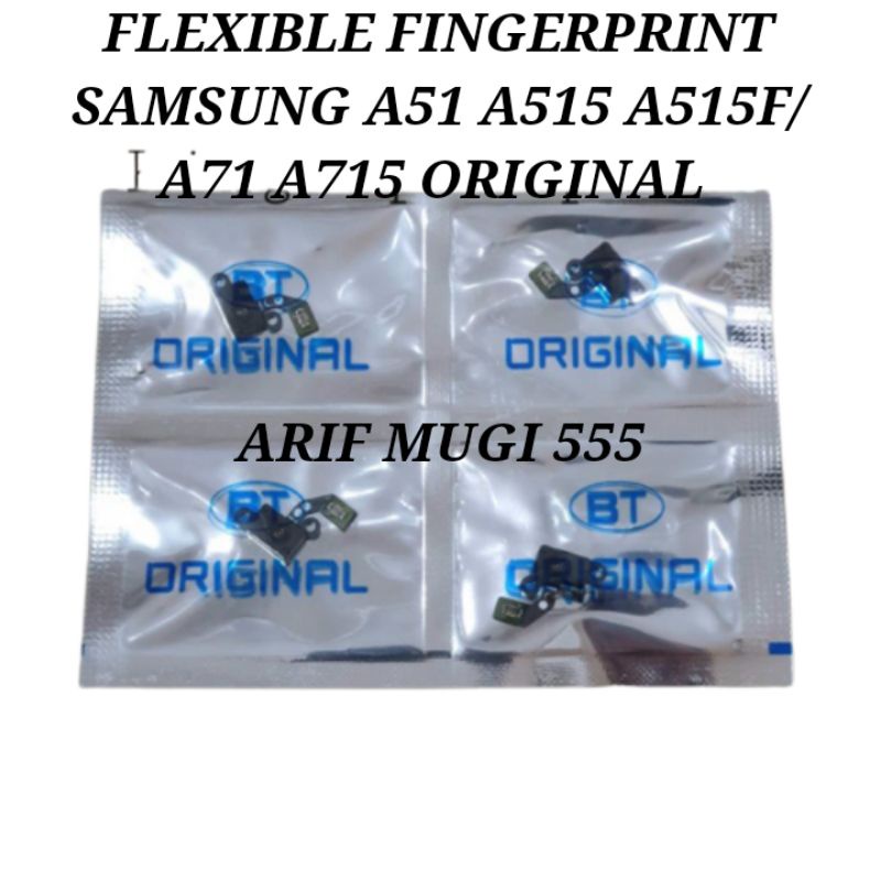 Flexible Flexible Fingerprint Sidik Jari Samsung Galaxy A51 A515 A515f/Samsung A71 A715 Original