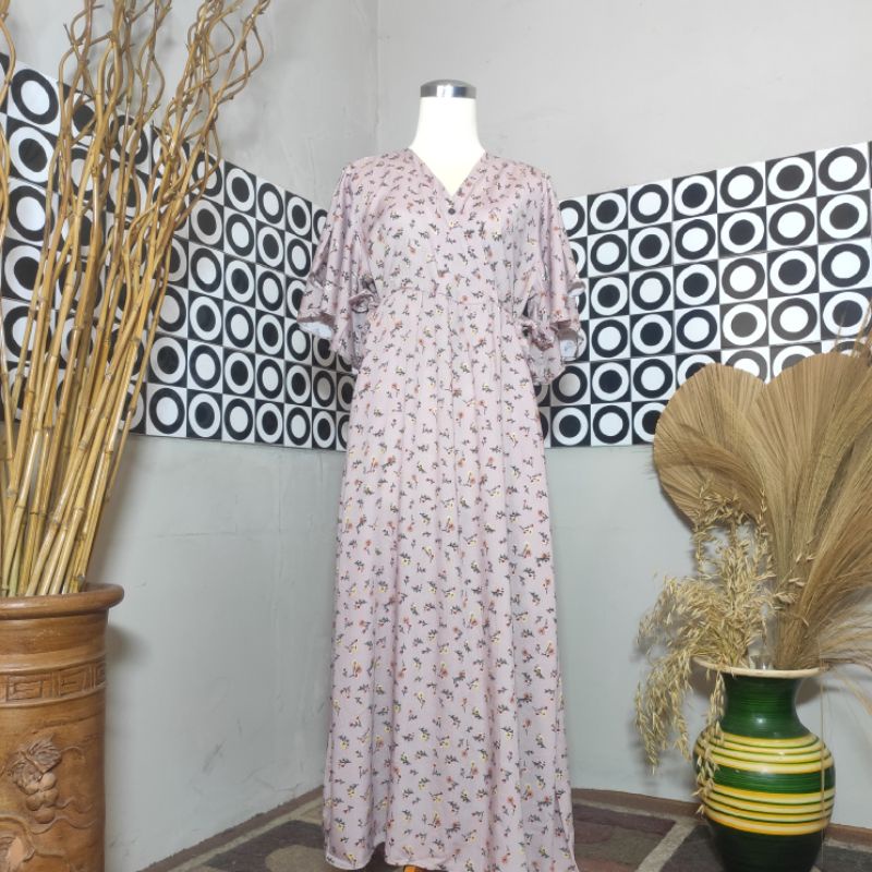 BESTSELLER DASTER KIMONO LENGAN LONCENG RAYON PREMIUM LD 120 PB 125 BUSUI FRIENDLY-Motif 46