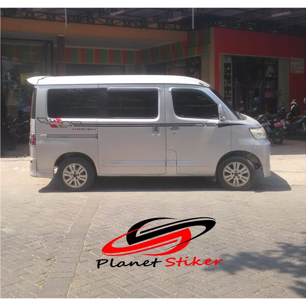 PROMO STIKER MOBIL LUXIO GRANDMAX ESPASS NISSAN SERENA SEPASANG MANTAB JIWA