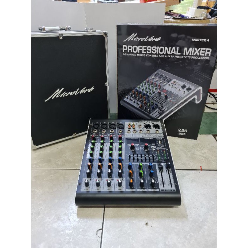 MIXER AUDIO MICROVRRB MASTER4/MASTER 4 4CH usb-bluetooth-Soundcard to pc ( original ) free koper