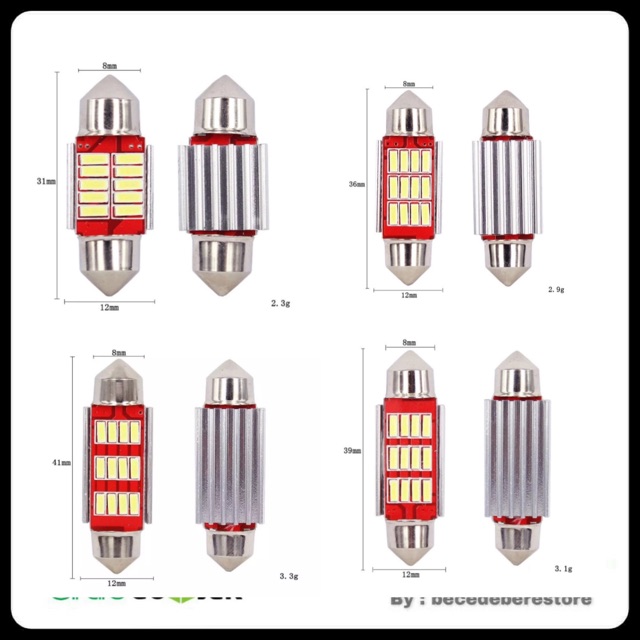 LAMPU LED PLAFON KABIN MOBIL 4014 CHIP