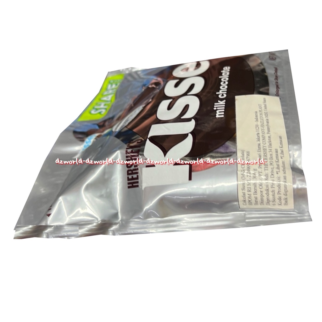 Hershey's Kisses 283gr Birthday Cake Flavour Milk Chocolate Special Dark Coklat Hersheys Hersey Kiss Share Pack