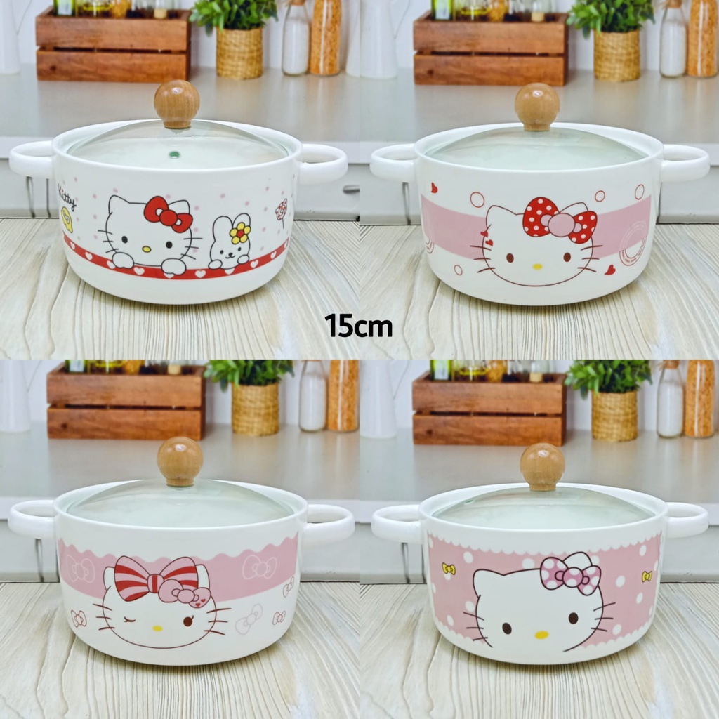 PANCI SAJI KERAMIK | PANCI KERAMIK HELLO KITTY | PANCI HELLO KITTY