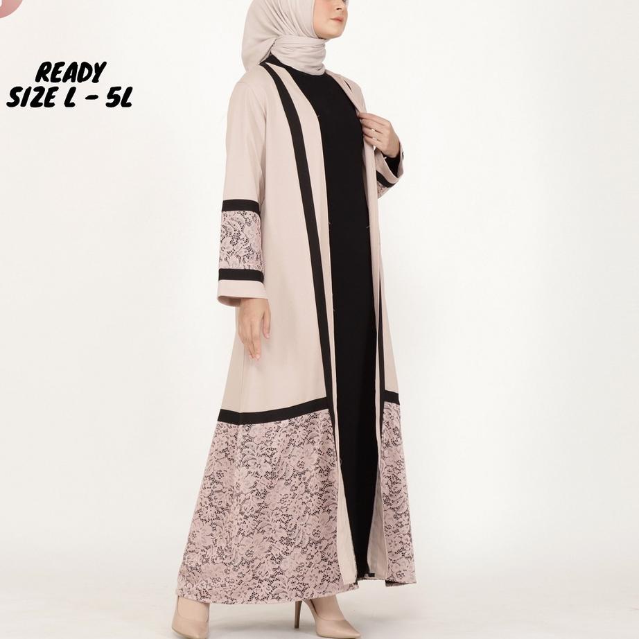 ✱ Myshawl Deniza Outer Premium Pesta Dress Syar'i Jumbo Outerwear Ld 140 130 ➾