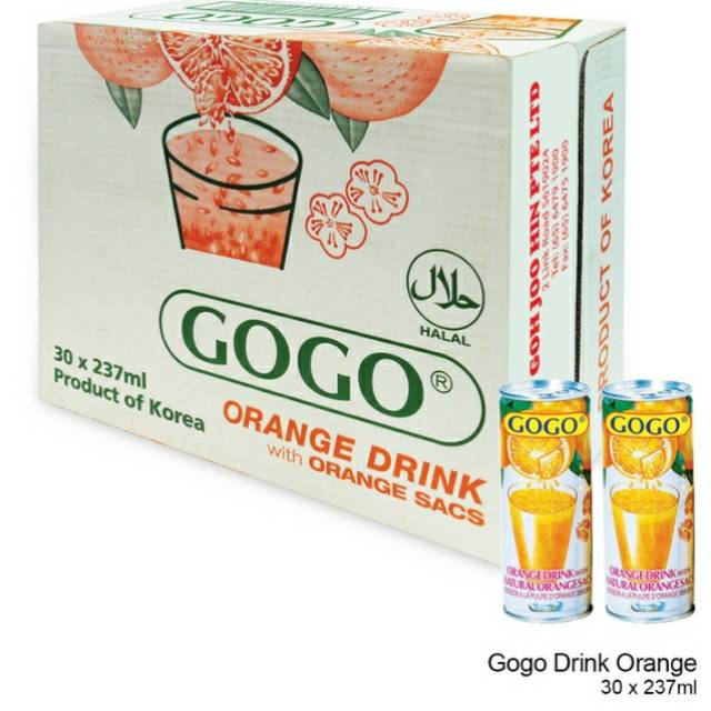 

GOGO Orange Drink 237 ml 30's