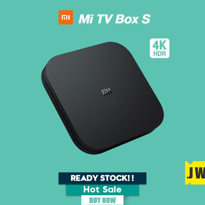 Ready&Siapkirim Xiaomi Mi Box S 4K Ultra Hd Mi Tv Box S Xiaomi Box S Android Tv