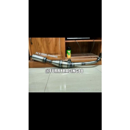 Knalpot F1ZR Std Poles Bakar Furry Racing