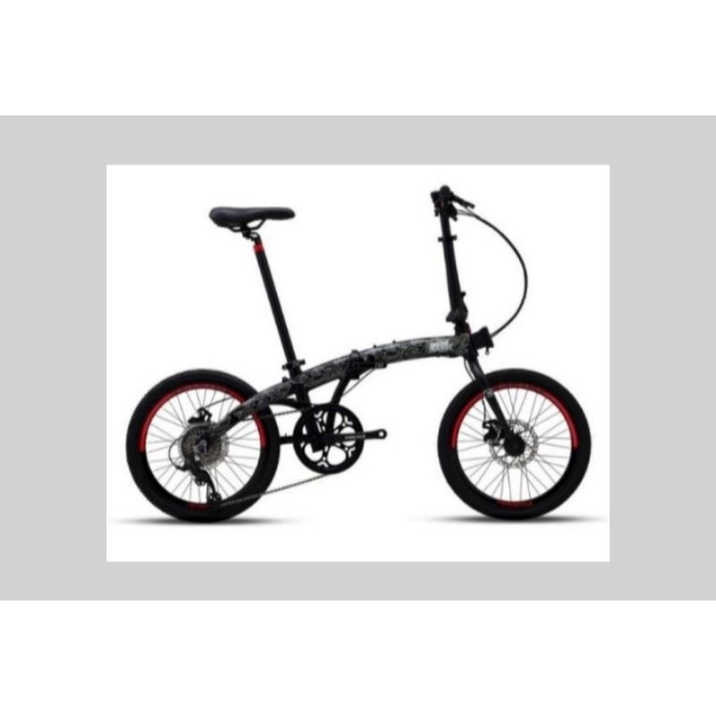 FoldingBike/Sepeda Lipet 20 Wimcycle Pocket Rocket Edisi Nusantara