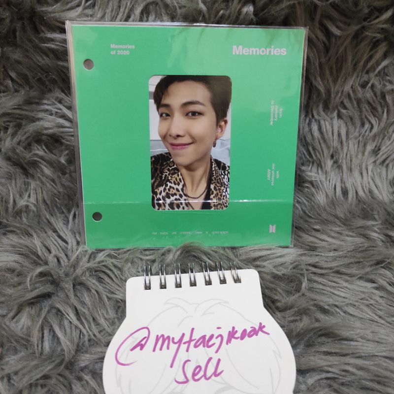 ready bts memories 2020 bluray namjoon photocard