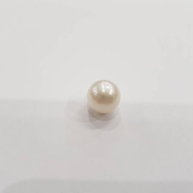 Butiran mutiara air laut asli