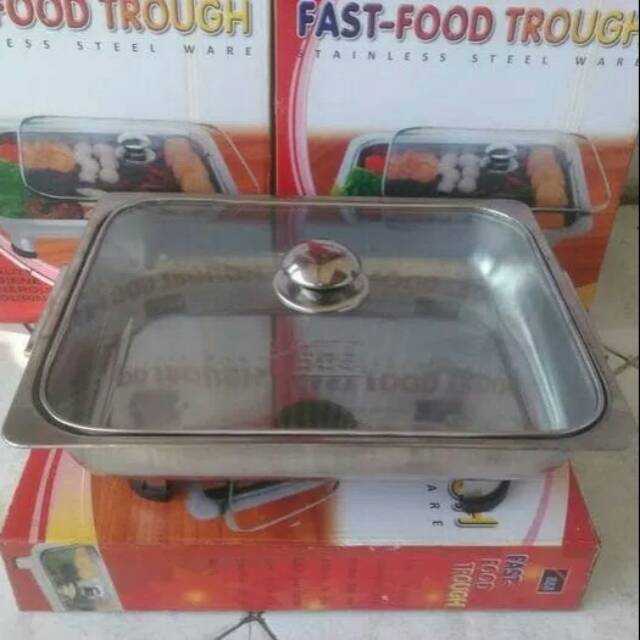 fast food tutup kaca free sendok