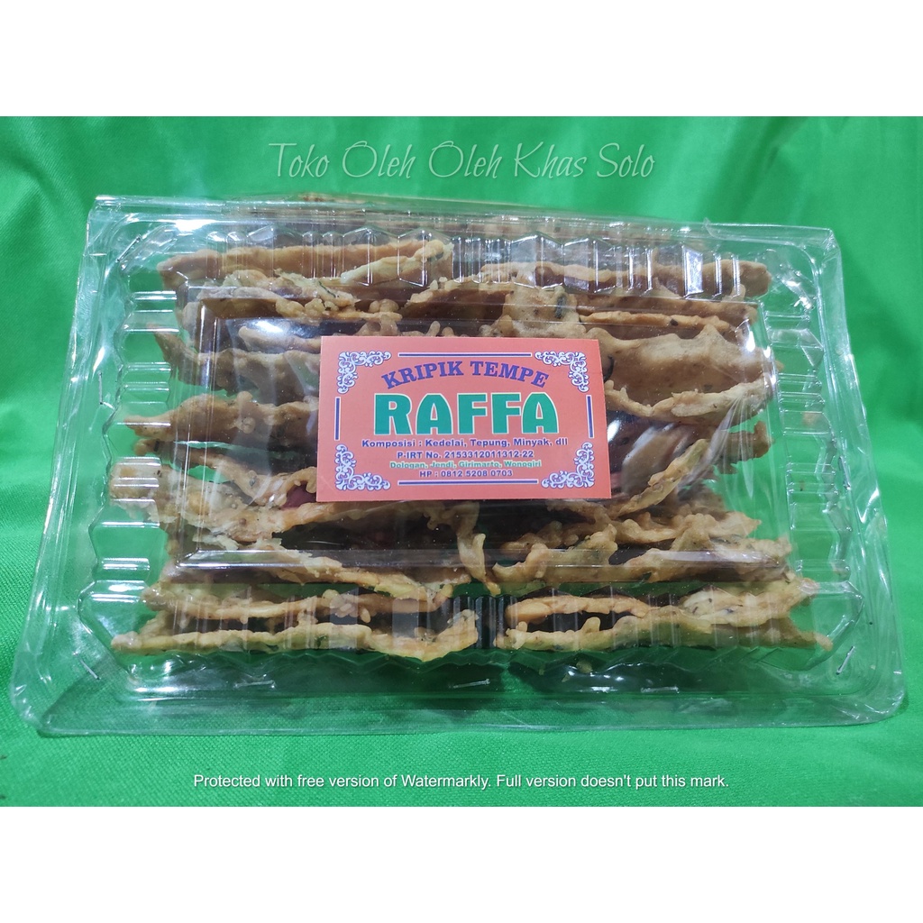 

KERIPIK TEMPE GURIH KHAS SOLO 350 GRAM