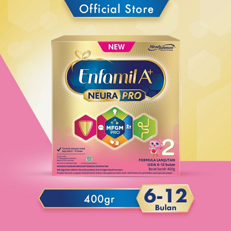 Jual Enfamil tahap 2 6-12 bulan 400 gram | Shopee Indonesia