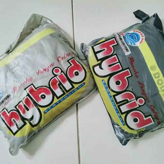 Jas Hujan Poncho Lengan Celana Hybrid Dolphin 672 / Ponco + Celana Murah Jumbo Tebal Terlaris Laris