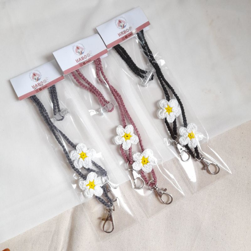 Strap Masker 2in1 Bisa untuk Hijab Rajut Daisy By Haboo