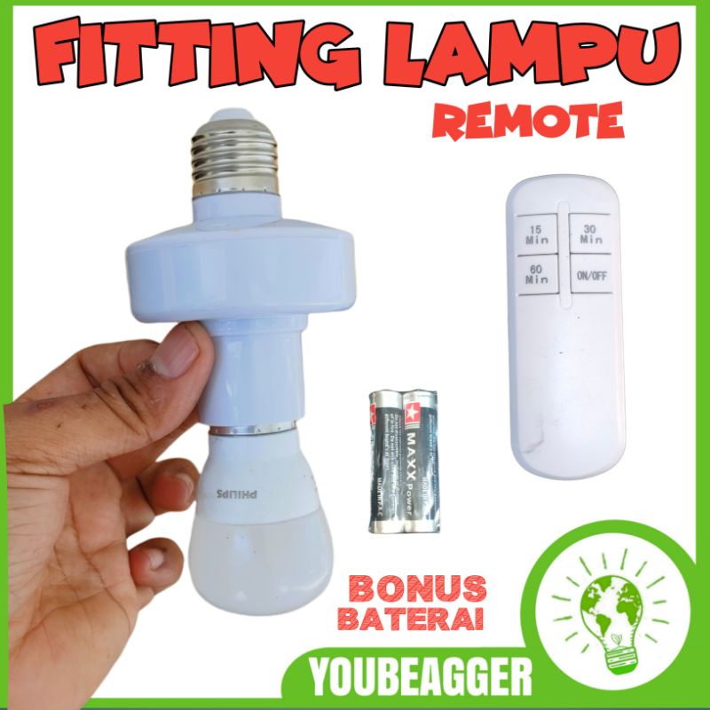 Fitting lampu remote canggih